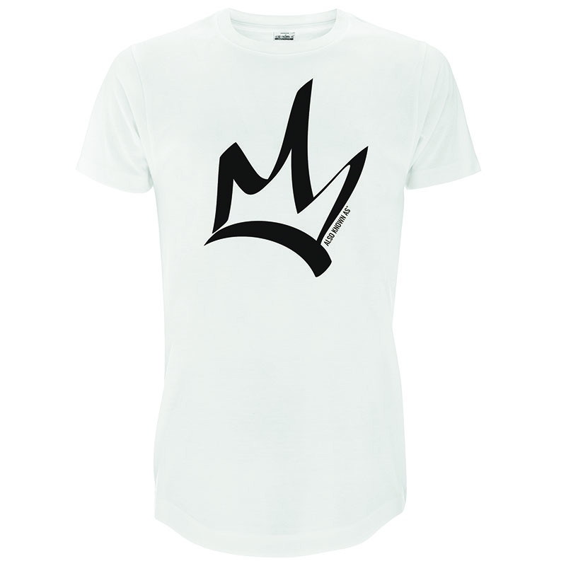 T-shirt homme blanc oversize-The King